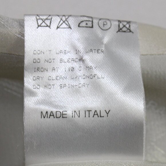 Carolina Herrera Fitted Gray Peaked Lapel Tulip Flared Cuff  Blazer Size Small - Picture 6 of 11